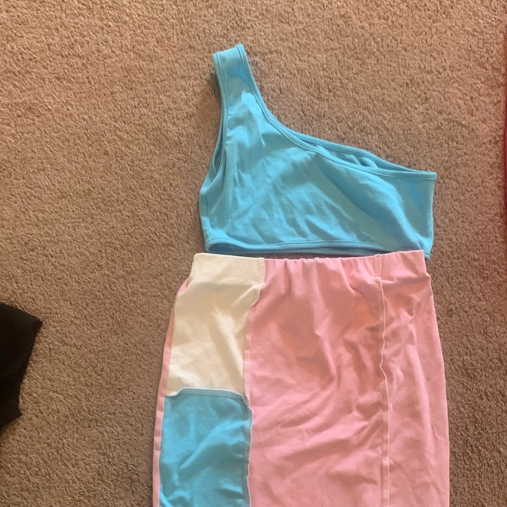 2 piece skirt set